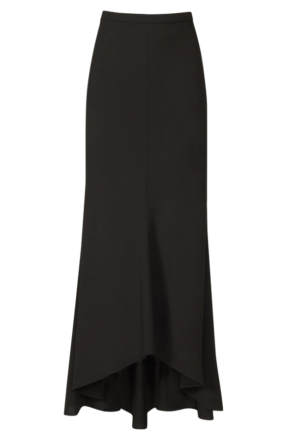 Vinna Crepe Wool Skirt - ALBOUSHIYA - district 5 - dubai - riyadh - abaya - dresses - designers - evening wear - luxury - elegance - craftsmanship - gowns - cocktail dresses - collections - georges