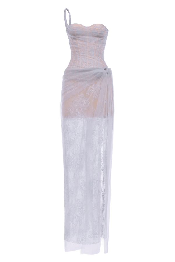 Violet Mara Dress - ALBOUSHIYA - district 5 - dubai - riyadh - abaya - dresses - designers - evening wear - luxury - elegance - craftsmanship - gowns - cocktail dresses - collections - georges