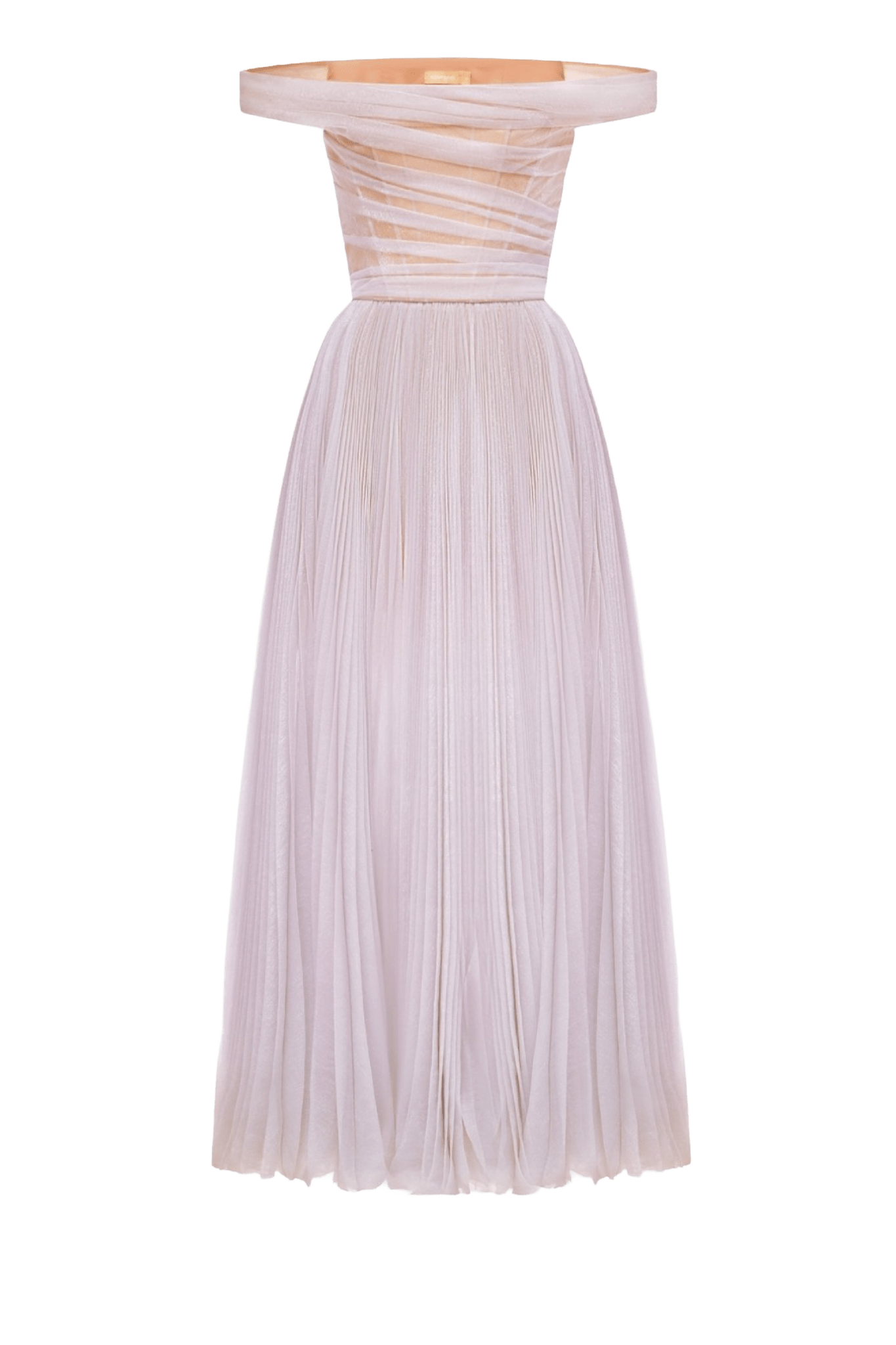 Violet Off Shoulder Midi Dress - ALBOUSHIYA - district 5 - dubai - riyadh - abaya - dresses - designers - evening wear - luxury - elegance - craftsmanship - gowns - cocktail dresses - collections - georges