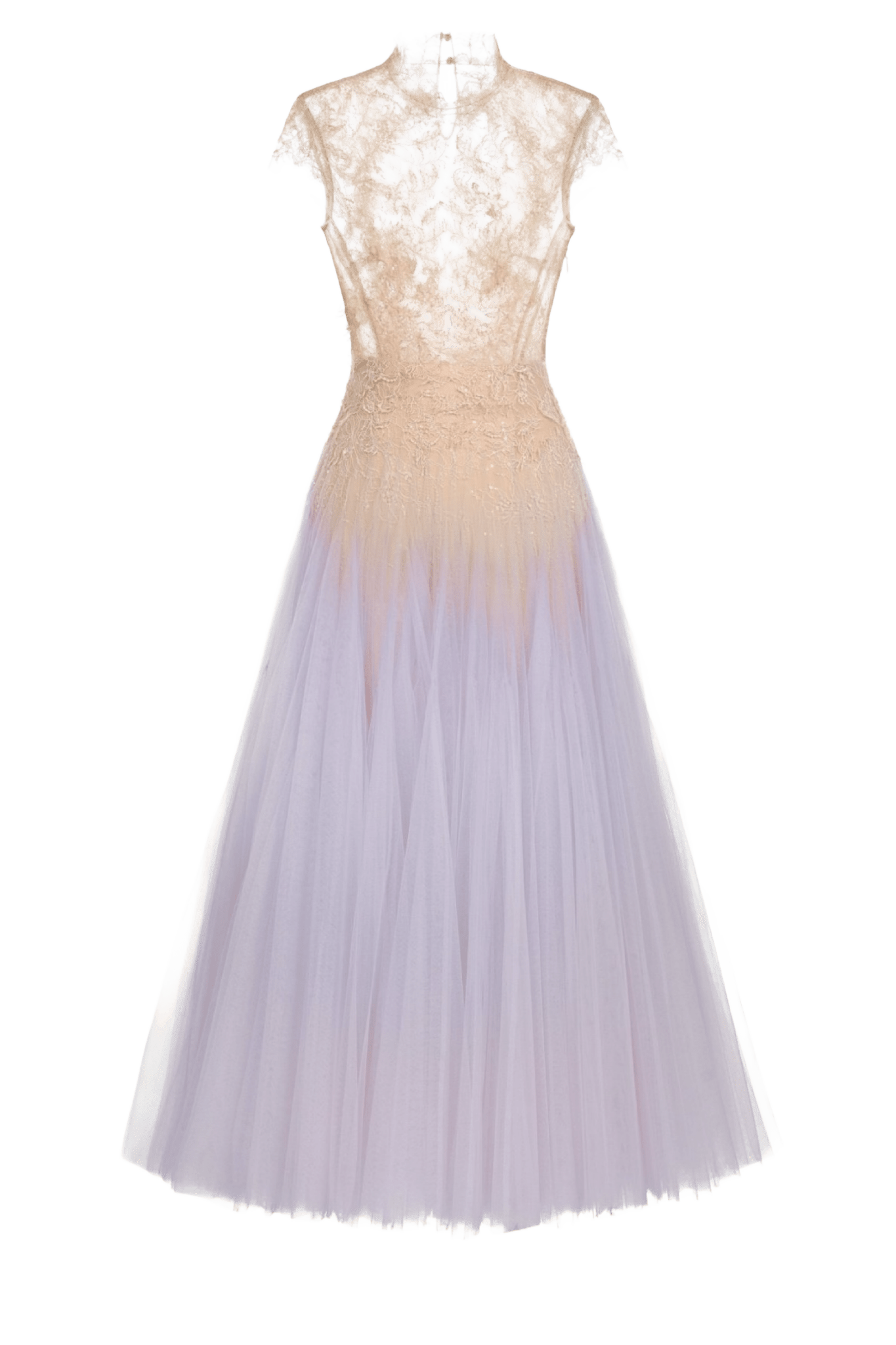 Violet Ombré Lace Dress - ALBOUSHIYA - district 5 - dubai - riyadh - abaya - dresses - designers - evening wear - luxury - elegance - craftsmanship - gowns - cocktail dresses - collections - georges