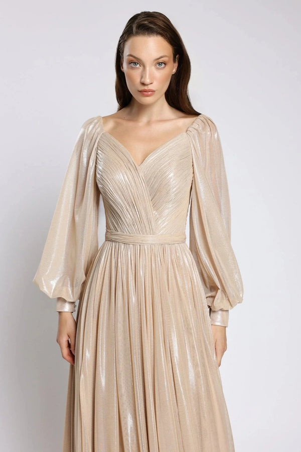 Viona Dress - ALBOUSHIYA - district 5 - dubai - riyadh - abaya - dresses - designers - evening wear - luxury - elegance - craftsmanship - gowns - cocktail dresses - collections - georges