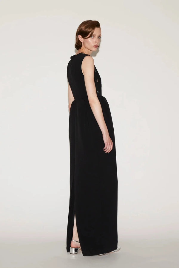 Virginia Embroidered Gown - ALBOUSHIYA - district 5 - dubai - riyadh - abaya - dresses - designers - evening wear - luxury - elegance - craftsmanship - gowns - cocktail dresses - collections - georges
