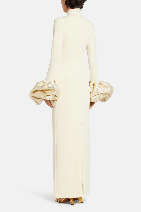 Viviana Crystal Maxi Dress - ALBOUSHIYA - district 5 - dubai - riyadh - abaya - dresses - designers - evening wear - luxury - elegance - craftsmanship - gowns - cocktail dresses - collections - georges