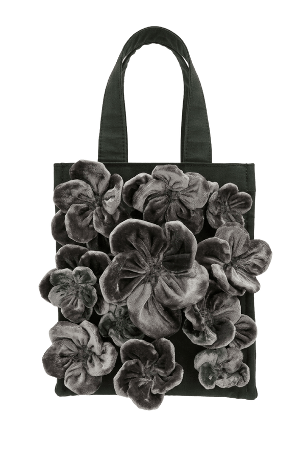 Woods Embellished Mini Tote Bag - ALBOUSHIYA - district 5 - dubai - riyadh - abaya - dresses - designers - evening wear - luxury - elegance - craftsmanship - gowns - cocktail dresses - collections - georges