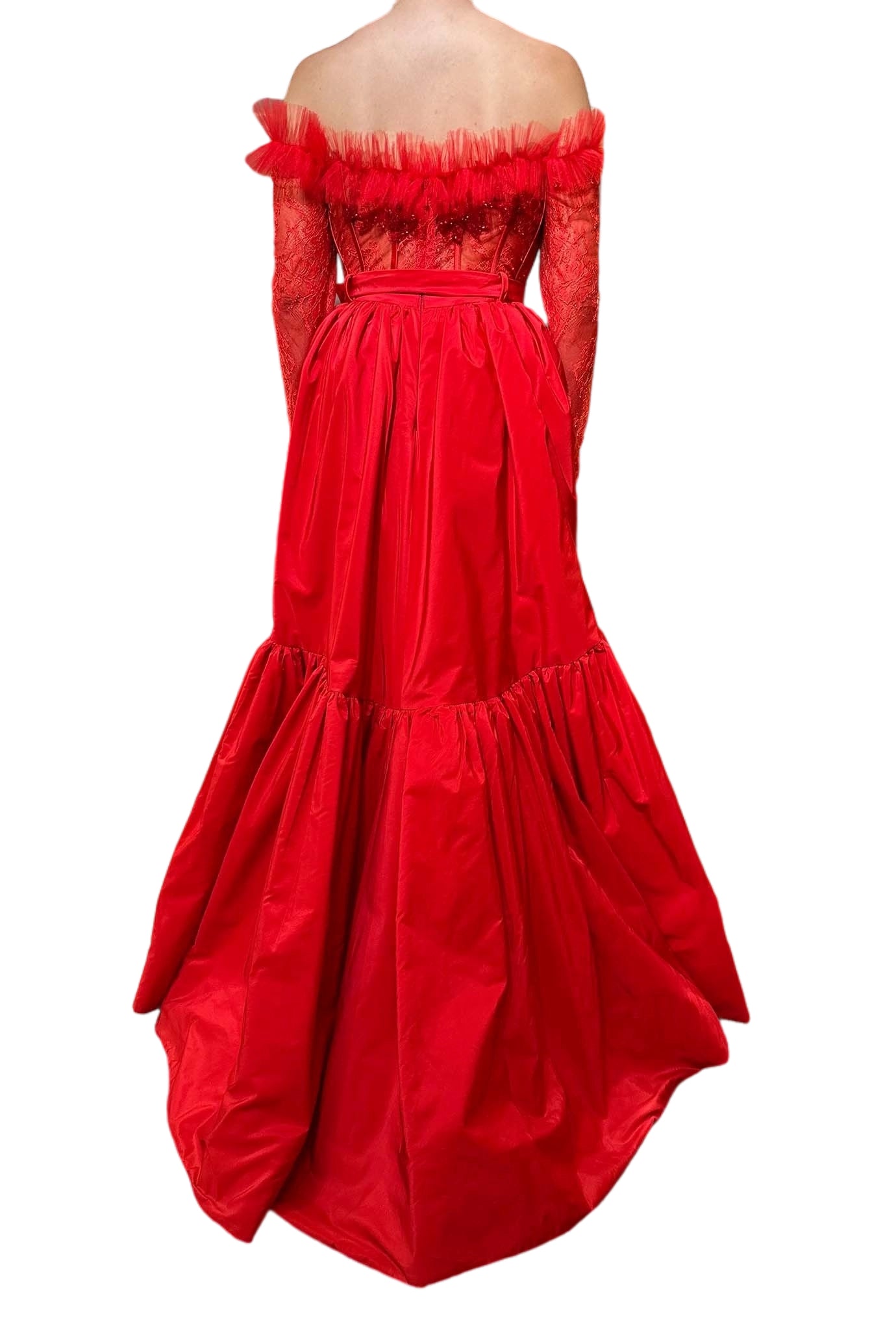 Crimson Allure Gown