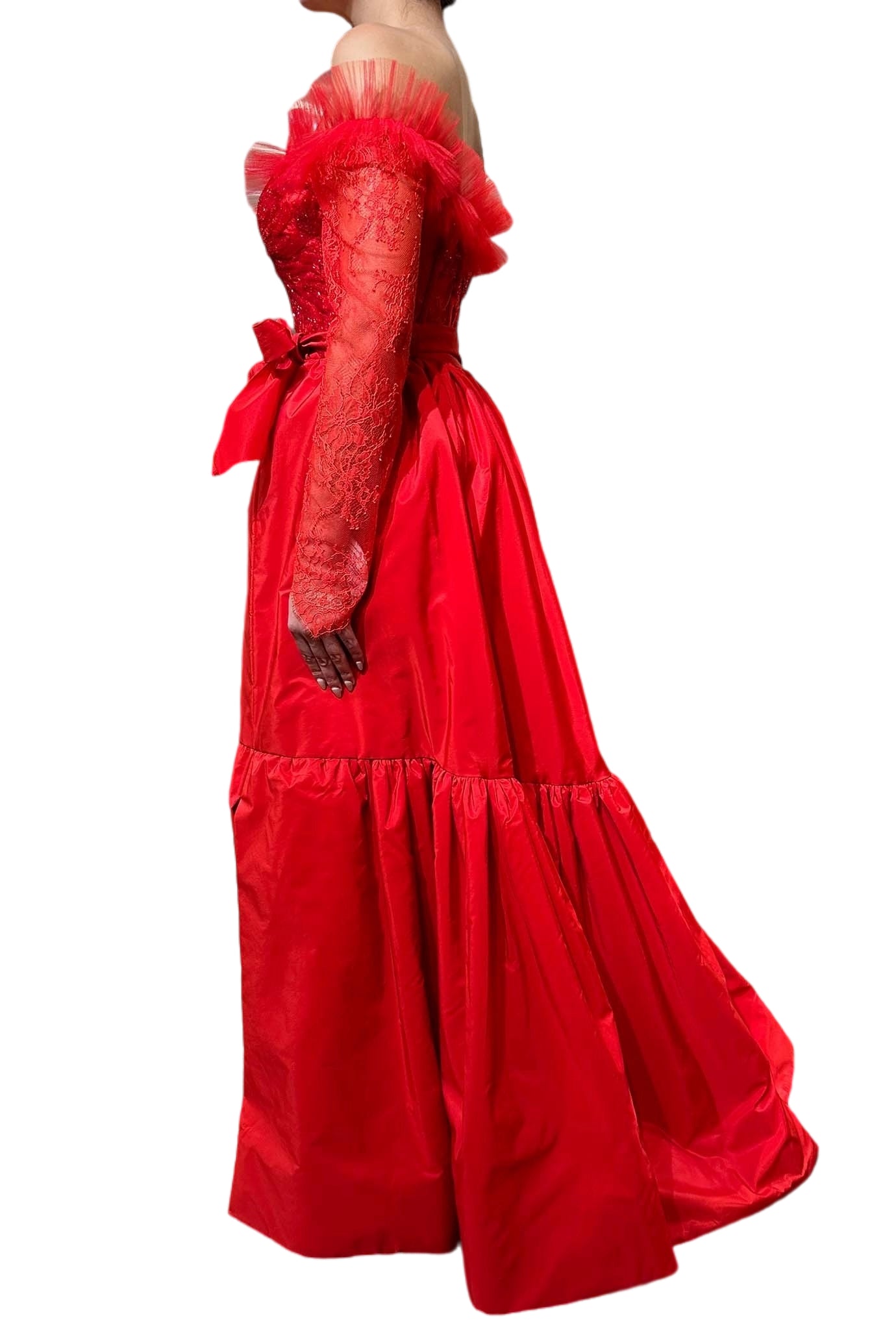 Crimson Allure Gown