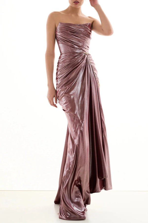 Zaira Dress - ALBOUSHIYA - district 5 - dubai - riyadh - abaya - dresses - designers - evening wear - luxury - elegance - craftsmanship - gowns - cocktail dresses - collections - georges