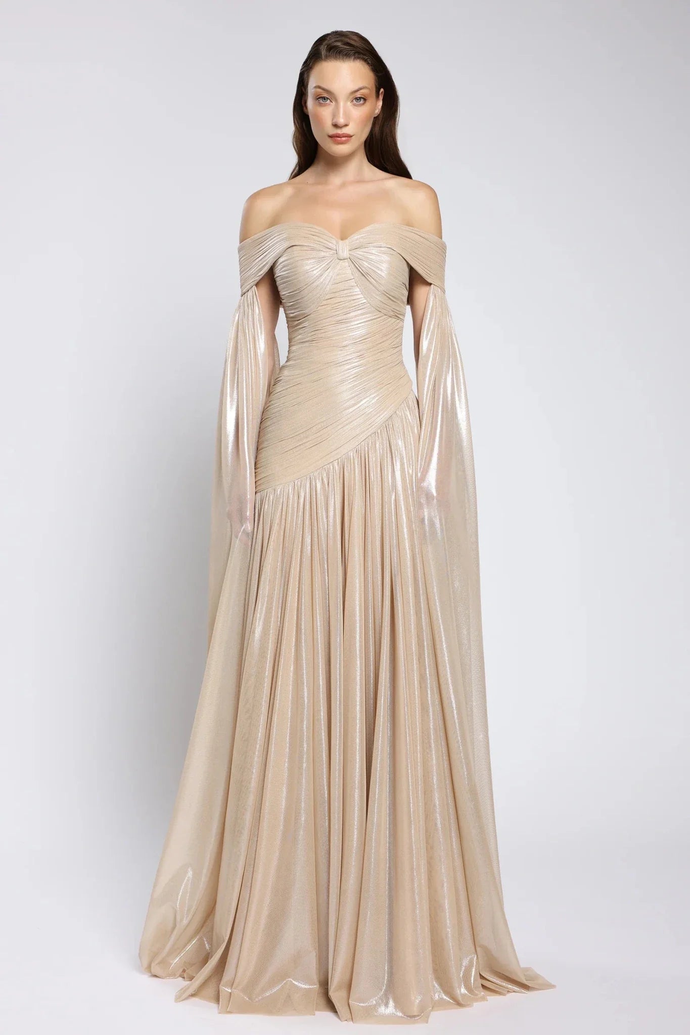 Zenya Dress - ALBOUSHIYA - district 5 - dubai - riyadh - abaya - dresses - designers - evening wear - luxury - elegance - craftsmanship - gowns - cocktail dresses - collections - georges